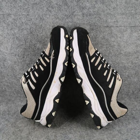 Avia Shoes Womens 8 Athletic Trainers Casual Active Walking Comfort Black White - Picture 8 of 12